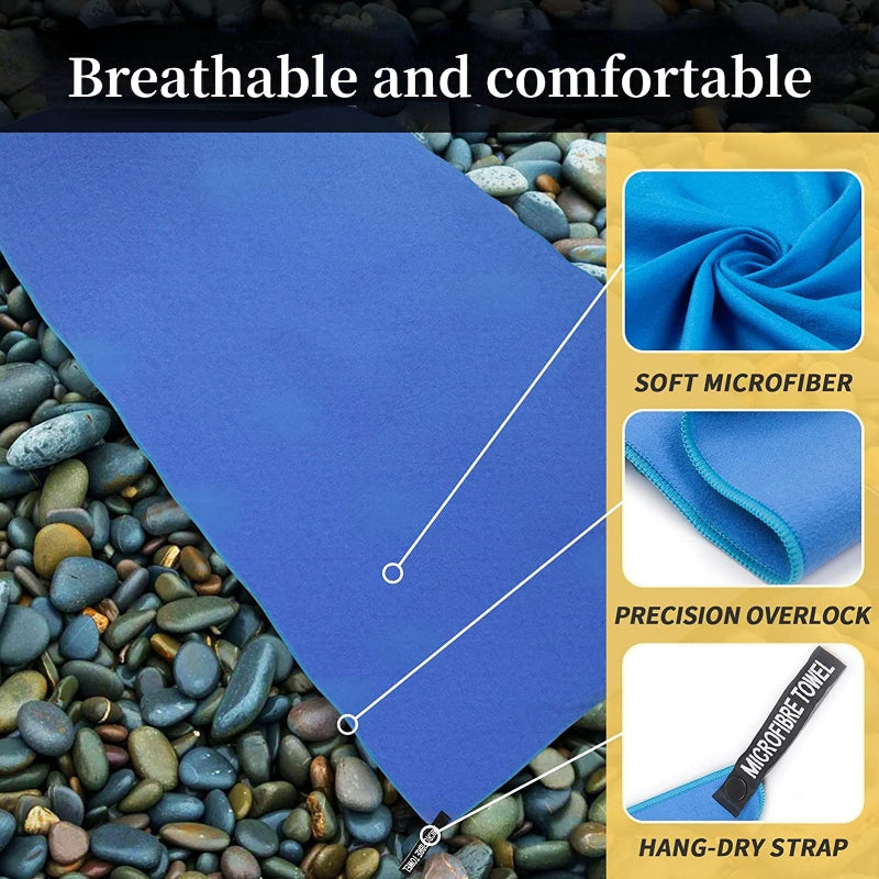 Quick-Drying Thick Microfiber Large Fitness Towel